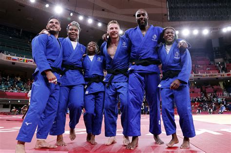 l'équipe de judo française